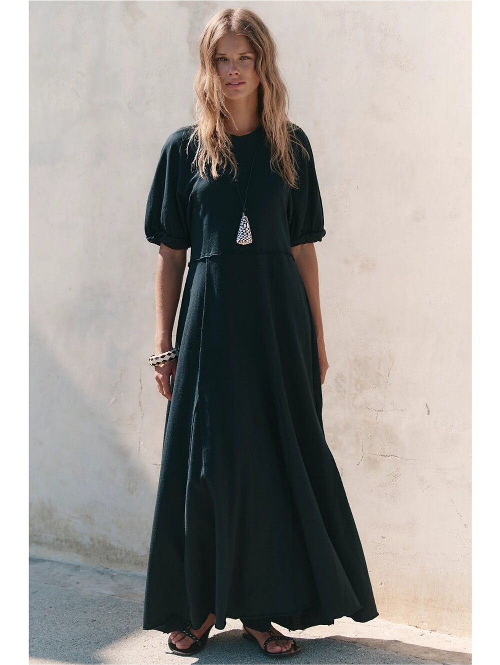 Free People Beach Brentwood Maxi Dress Black